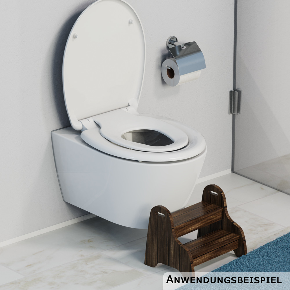 WC Sitz Family Duroplast Absenkautomatik weiß image number 4