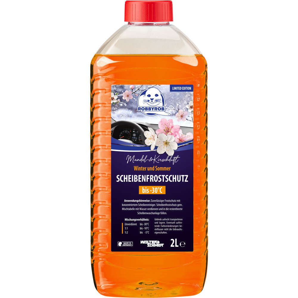 Robbyrob Scheibenfrostschutz -30&deg;C Mandel-&Kirschduft 2L image number 0