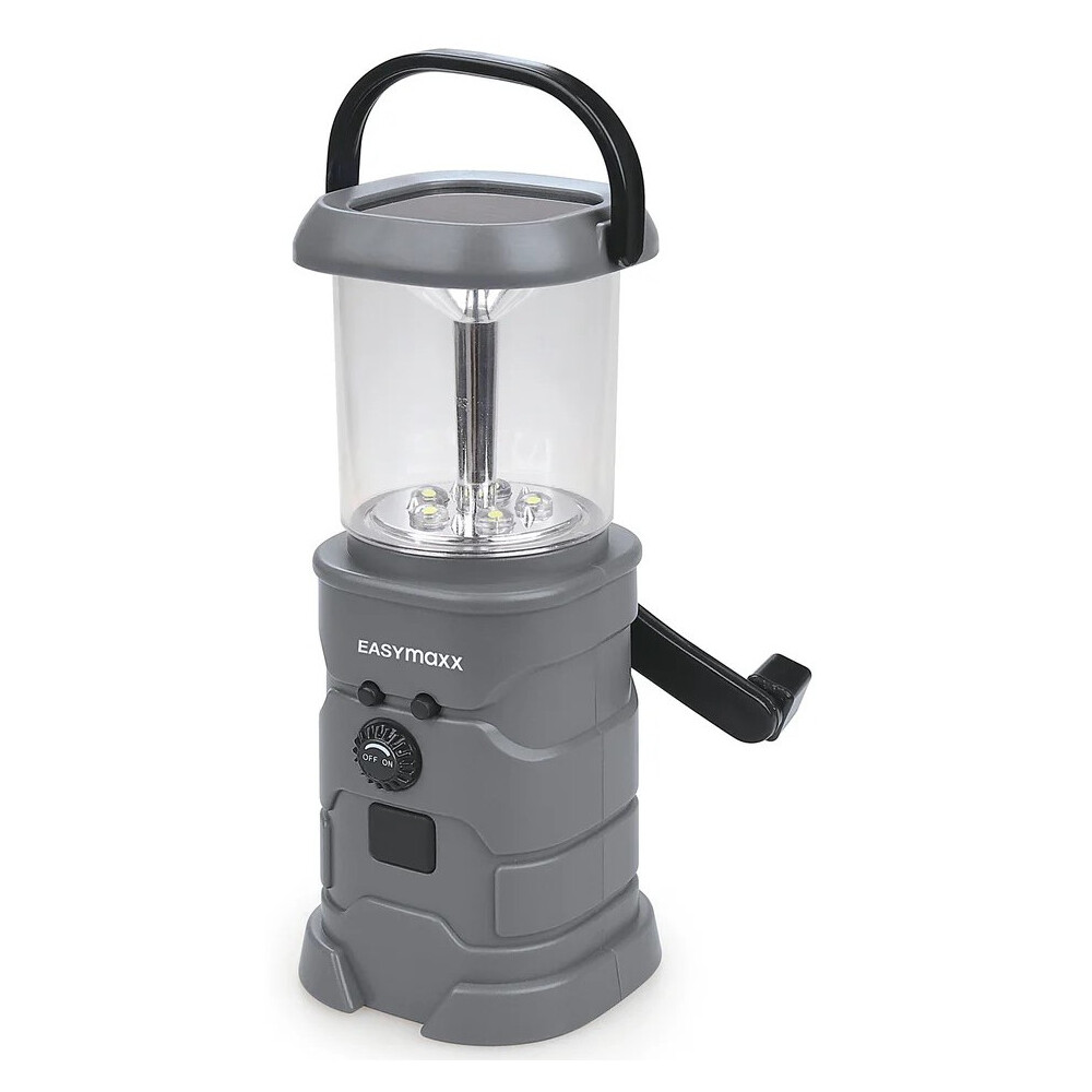 EASYmaxx Solar-Leuchte mit Radio 5V, anthrazit