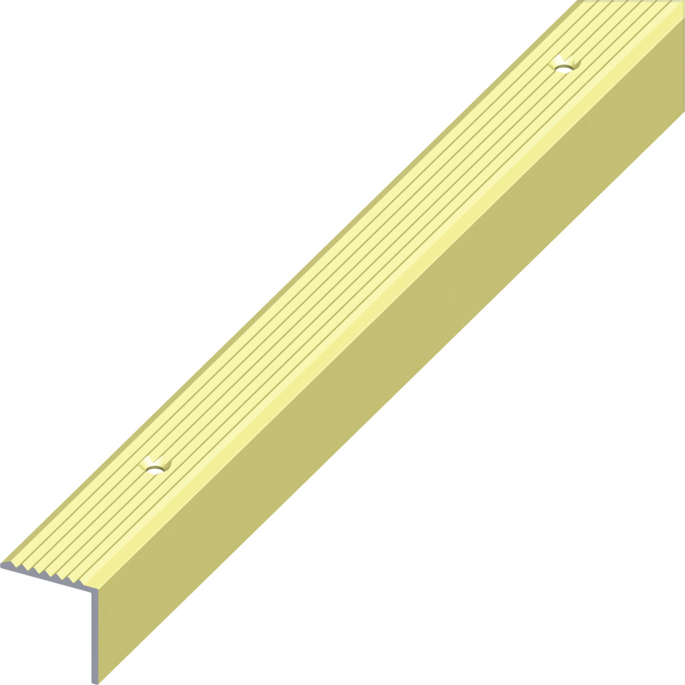 Treppen-Profil schmal Aluminium eloxiert 1000 x 19 x 20 mm messingfarben image number 0
