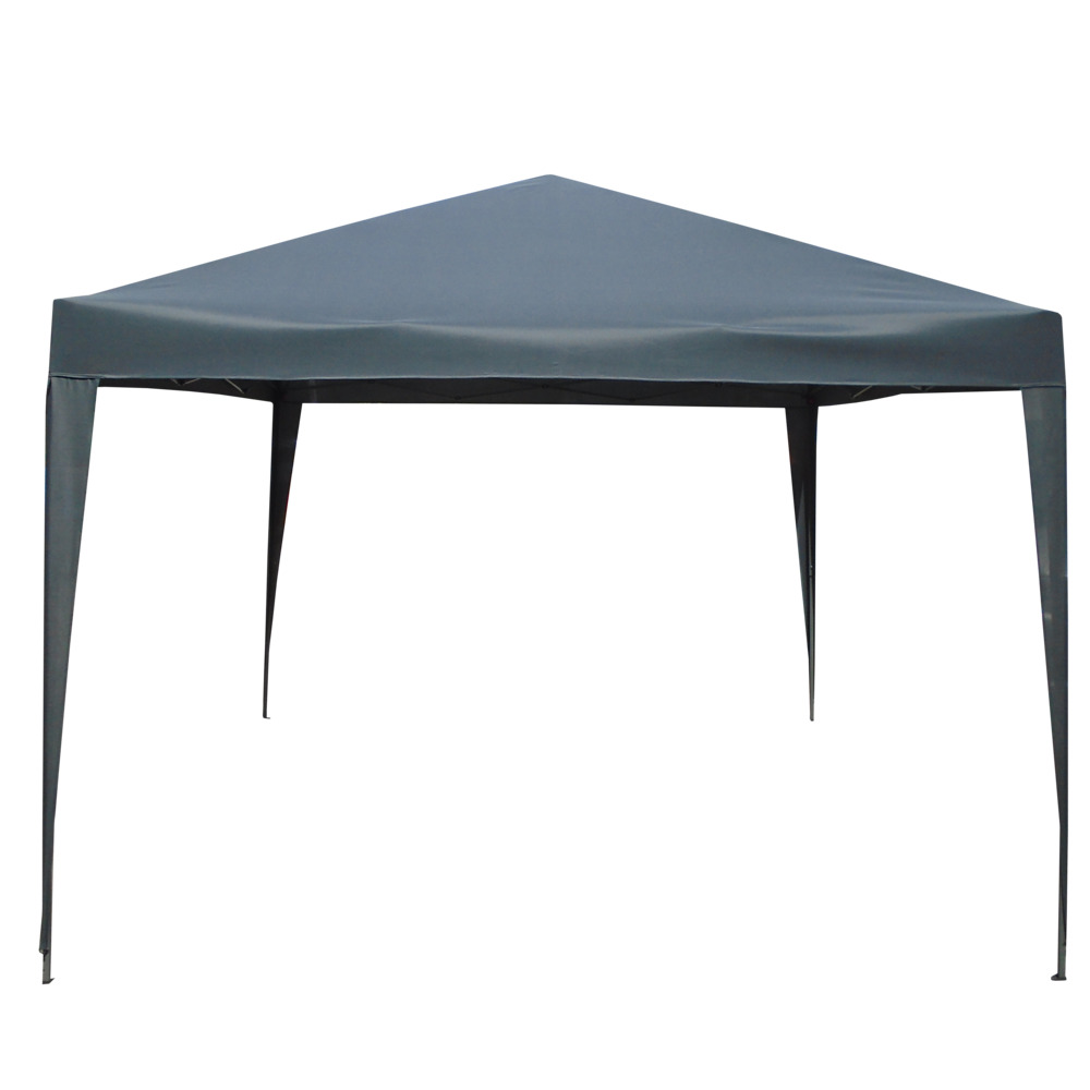 Faltpavillon 3x3m grau mit Metallgestell