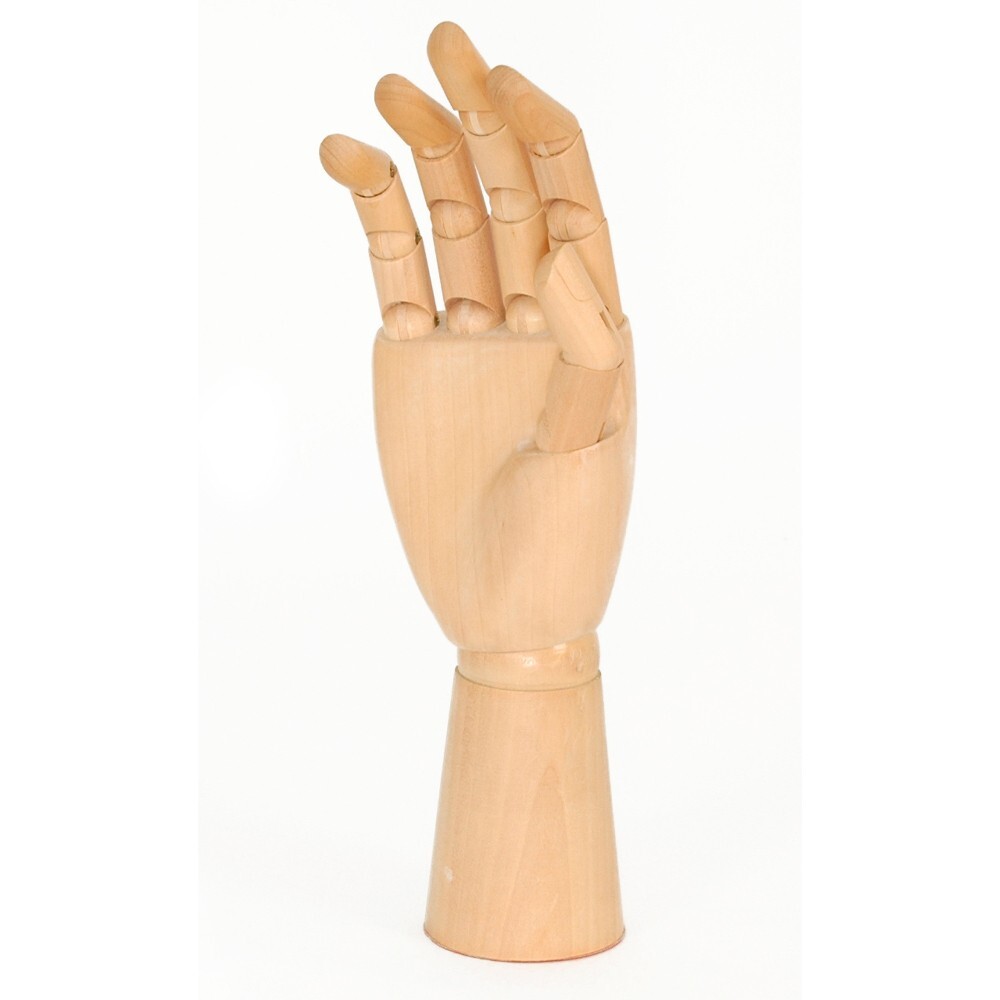 Gliederhand aus Holz 30 cm image number 0
