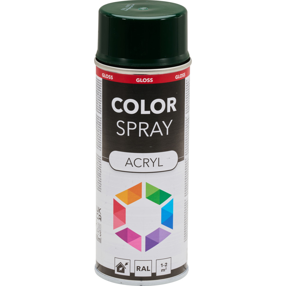 Lackspray gl&auml;nzend 400 ml Acryl RAL6009 tannengr&uuml;n image number 1