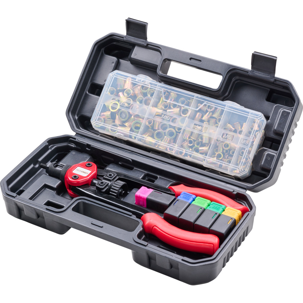 Nietmutternzange in Transportbox 156-teilig image number 4