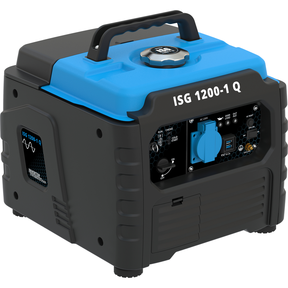 G&uuml;de&reg; Inverter-Stromerzeuger 1200 W Benzinbetrieb mit USB-Anschl&uuml;ssen
