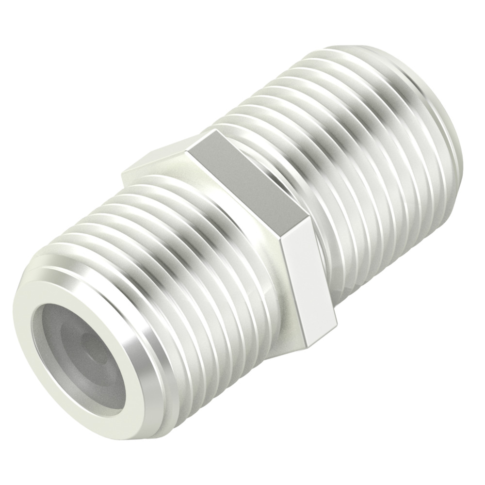 hama® SAT-Adapter, F-Kupplung - F-Kupplung, gerade, Metall
