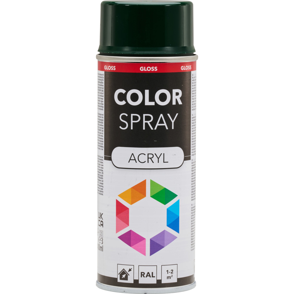Lackspray gl&auml;nzend 400 ml Acryl RAL6009 tannengr&uuml;n image number 0