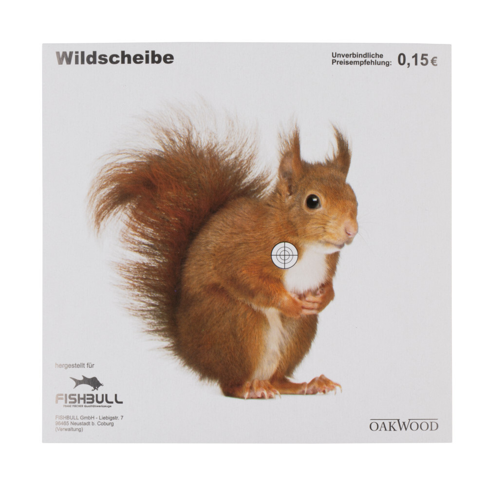 Kugelfang-Zielscheiben 14 x 14 cm Tiermotive 50 Stück image number 1