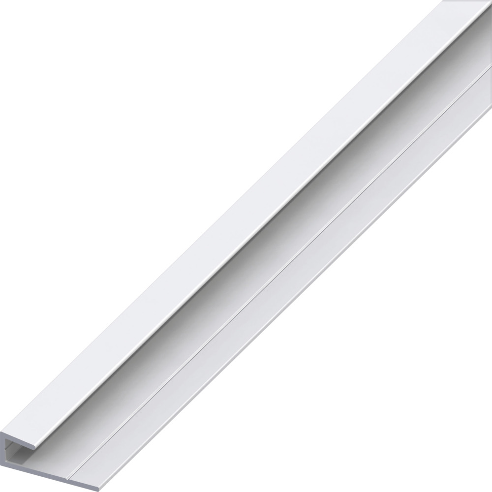 Rahmeneinfass-Profil Aluminium eloxiert 1000 x 5,1 x 25 x 1,3 mm silberfarben image number 0