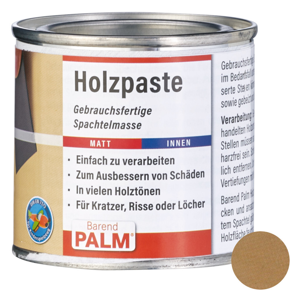 Barend Palm Holzpaste Eiche-Mittel 150 g image number 0