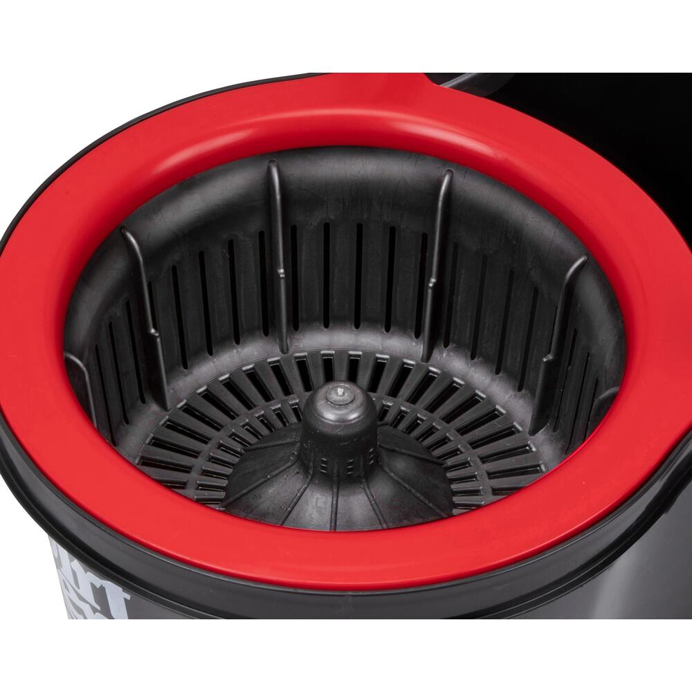 Schleuder-Mopp-Set mit Edelstahlgriff und 360&deg; Drehkopf image number 4