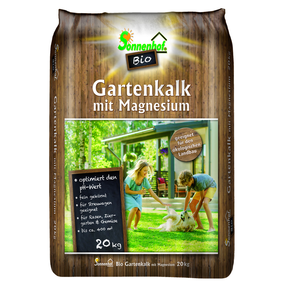 Sonnenhof® Rasen- und Gartenkalk 20 kg für ca. 400 m² image number 0