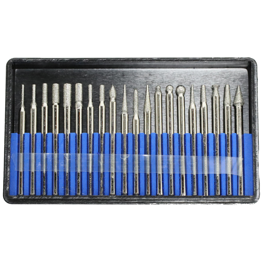 Diamantschleif- und Fr&auml;swerkzeug-Set 20-teilig image number 0