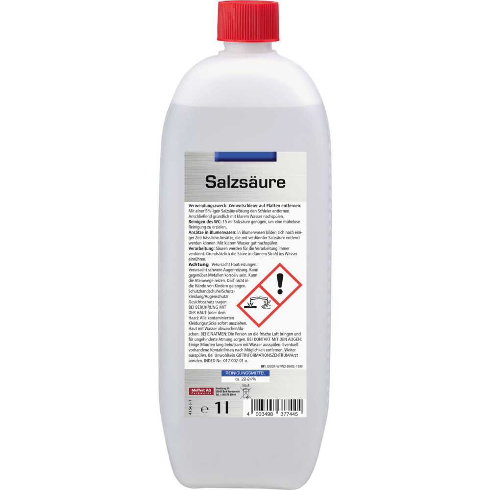 Neutral Salzsäure ca. 22-24 %