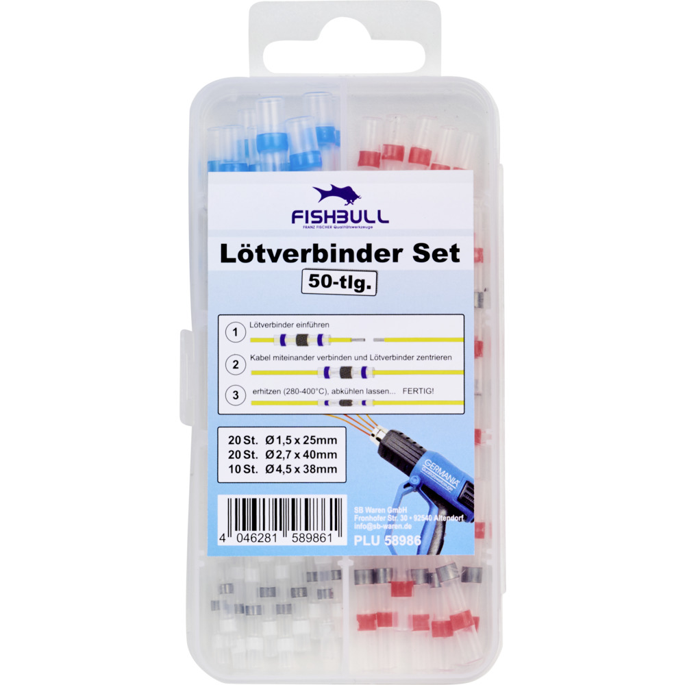 FISHBULL Lötverbinder Set 50-teilig