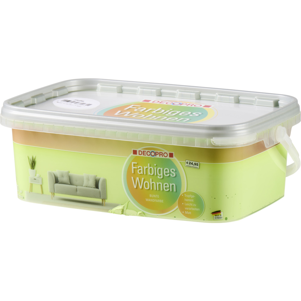 DECOPRO Wandfarbe 2,5 Liter jade matt image number 0
