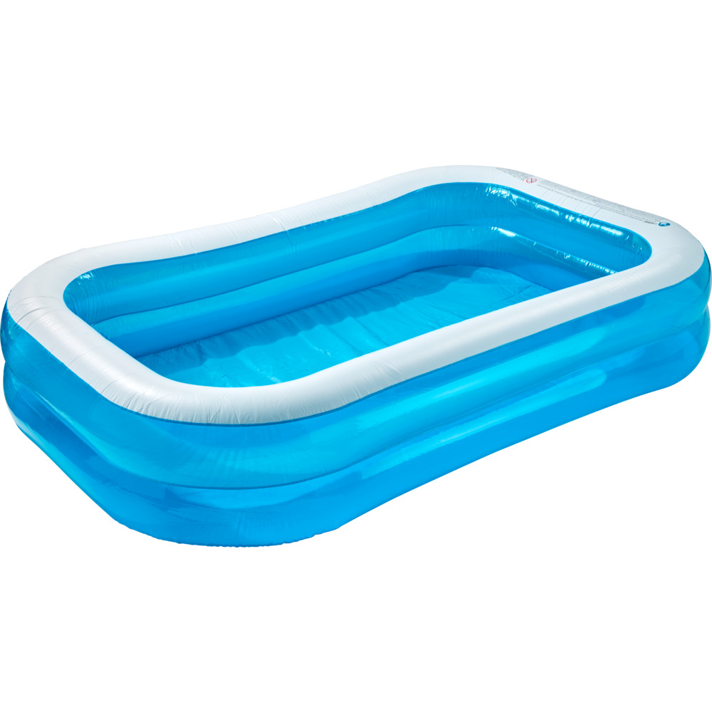 Swimming Pool Family 262x175x51cm rechteckig blau/weiss Planschbecken image number 0