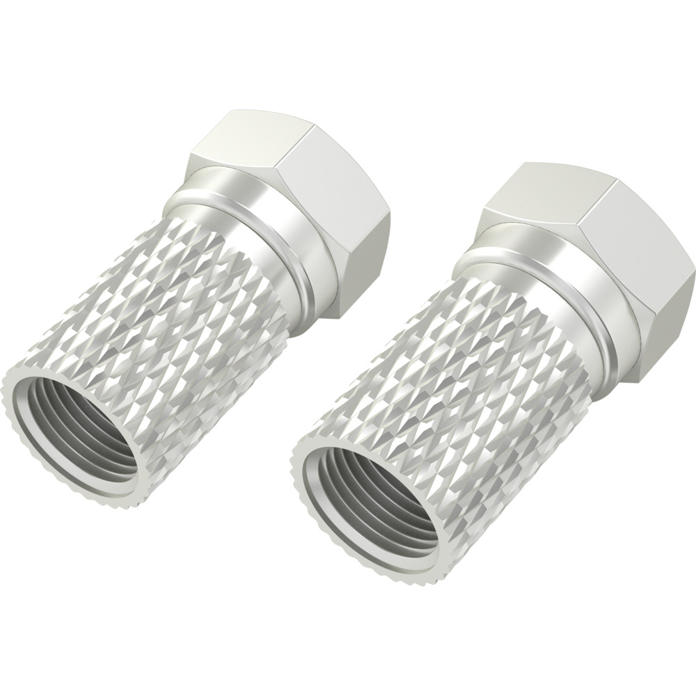 F-Stecker 5,5 mm schraubbar, 2 St&uuml;ck image number 0