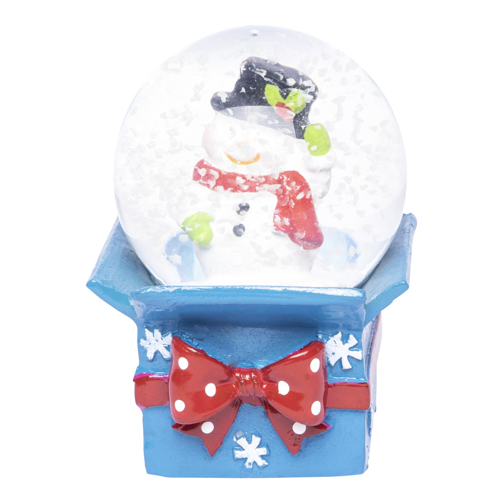 Schneekugel 6,4 cm in fünf verschiedenen Weihnachts-Motiven image number 5