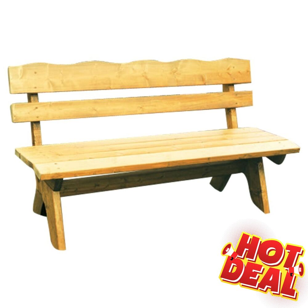 Gartenbank Freital 2-Sitzer, Kiefer massiv
