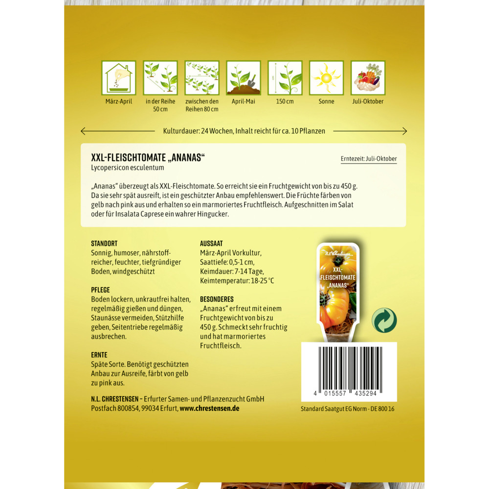 XXL Fleischtomate Ananas image number 1