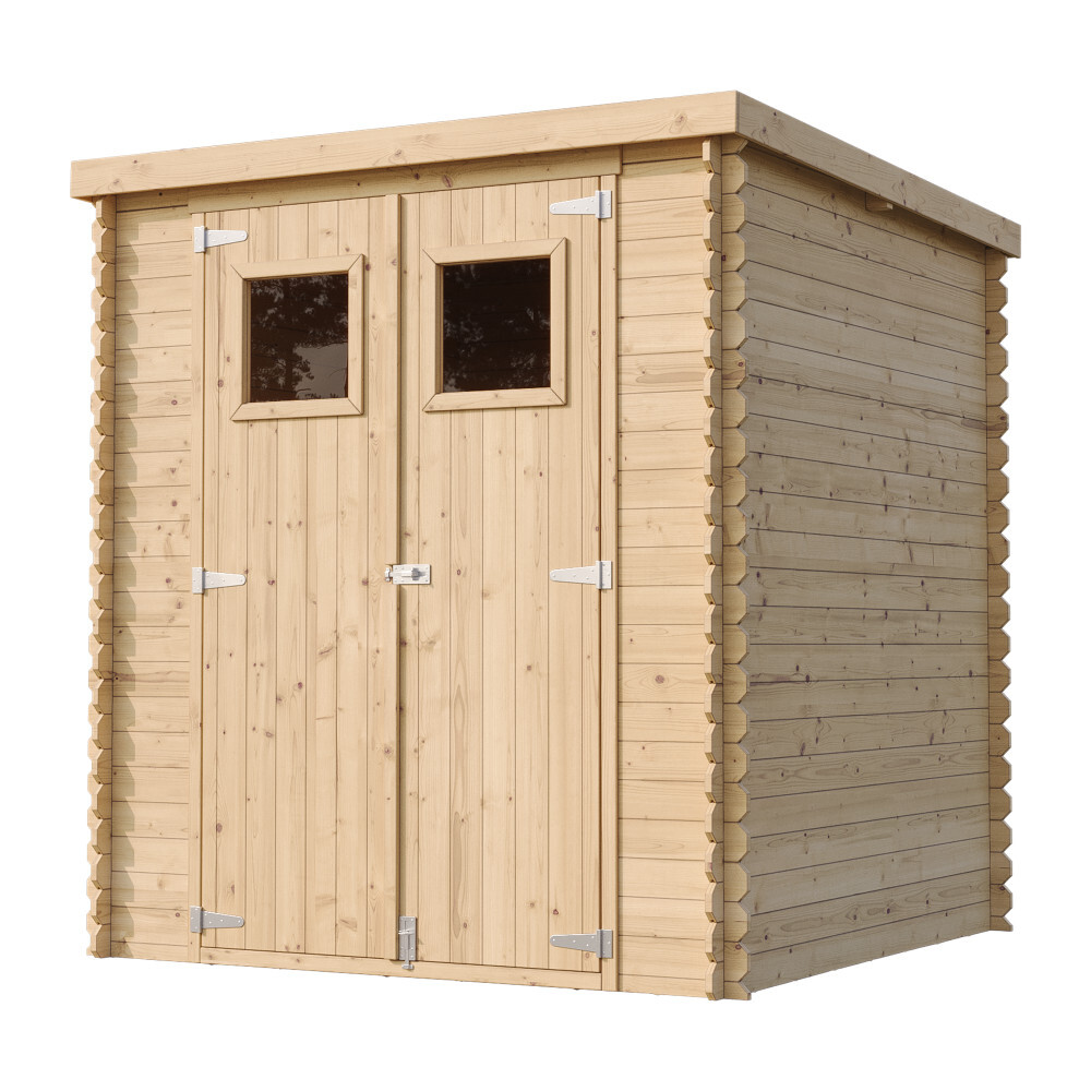 Timbela Geräteschuppen aus Holz mit Boden image number 2