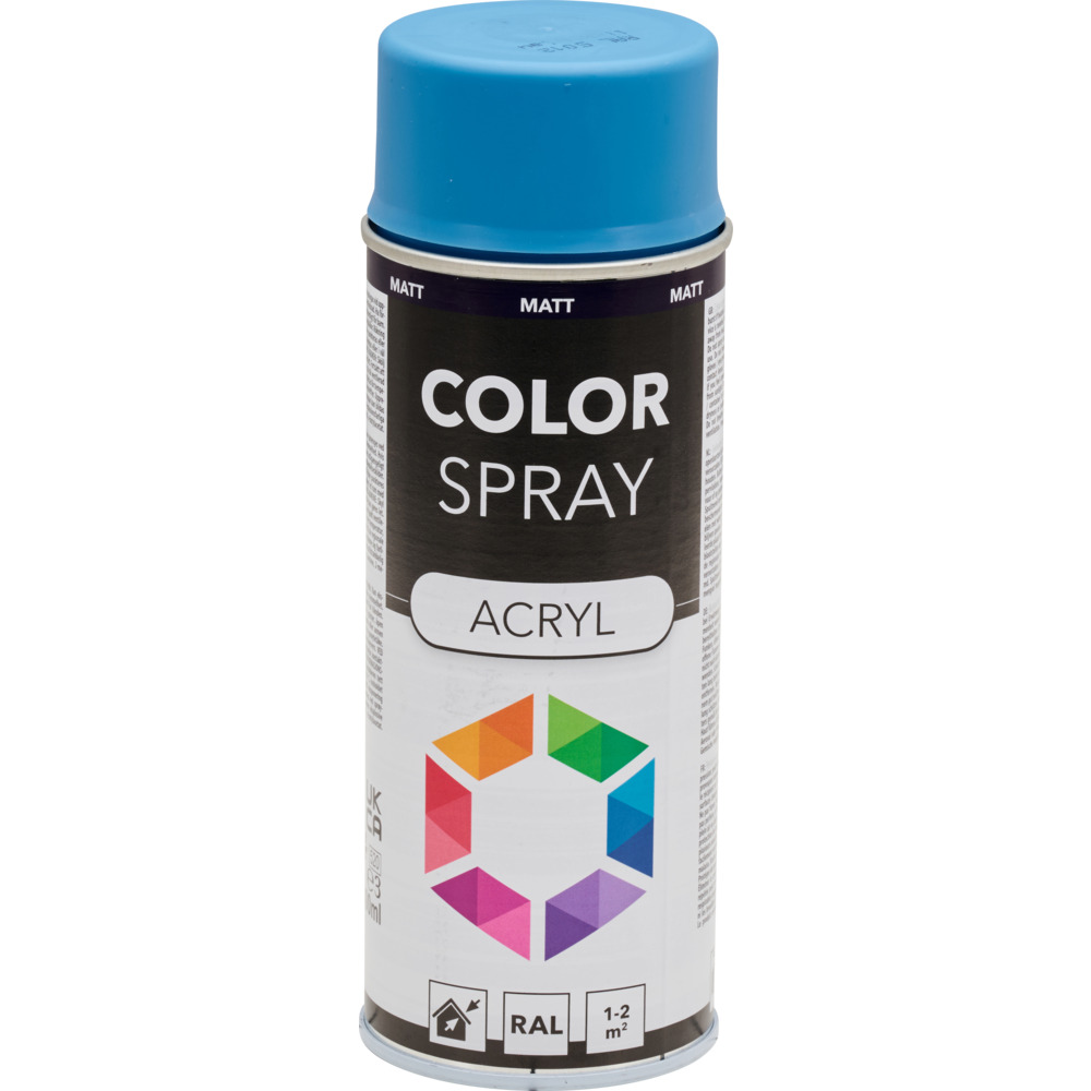 Lackspray 400 ml Acryl RAL5012 Lichtblau matt image number 1