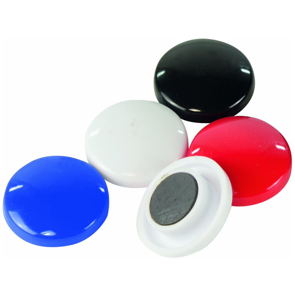 Magnete 5 Stück Ø 28 mm in verschiedenen Farben