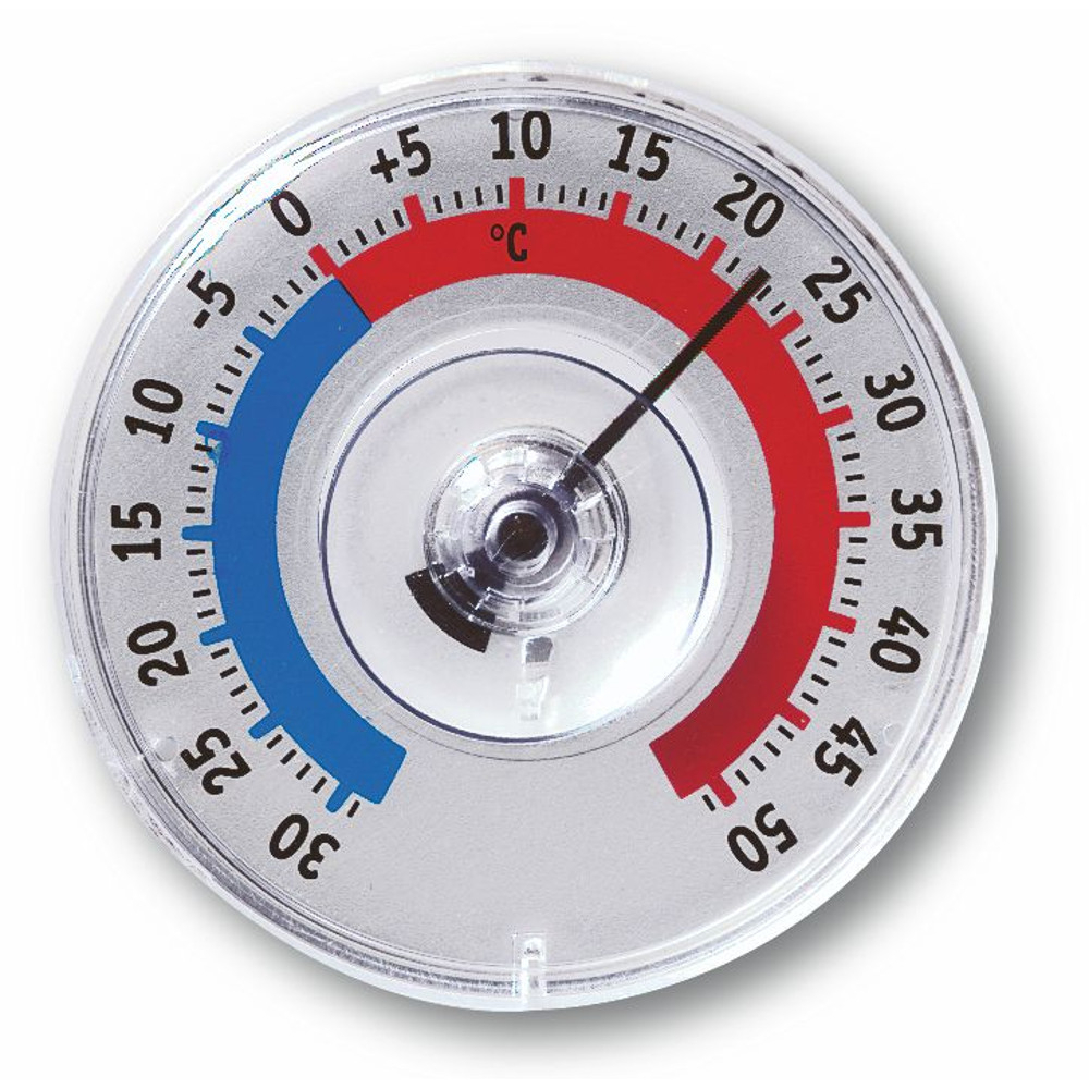 Fensterthermometer Twatcher Ø 80 x 27 mm mit Saugnapf image number 0