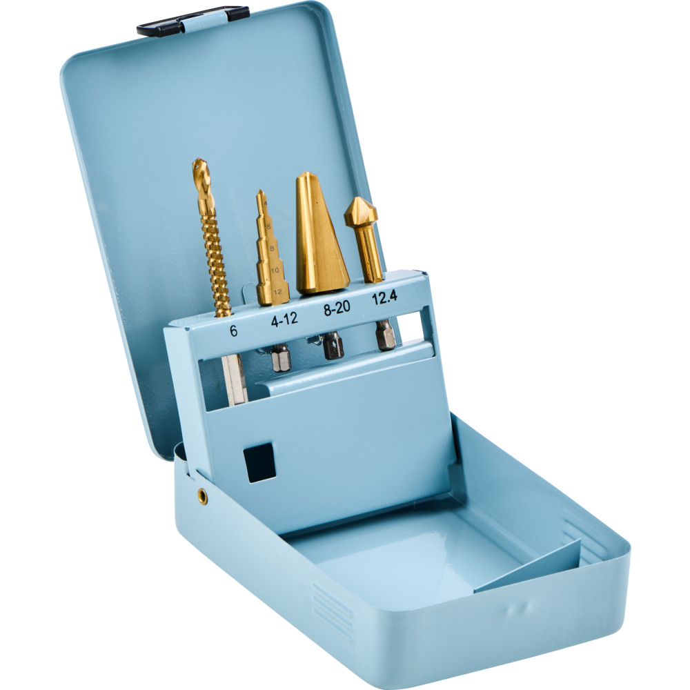 HSS Bohrer Universalbohrer Set Titan Nitrid beschichtet image number 2