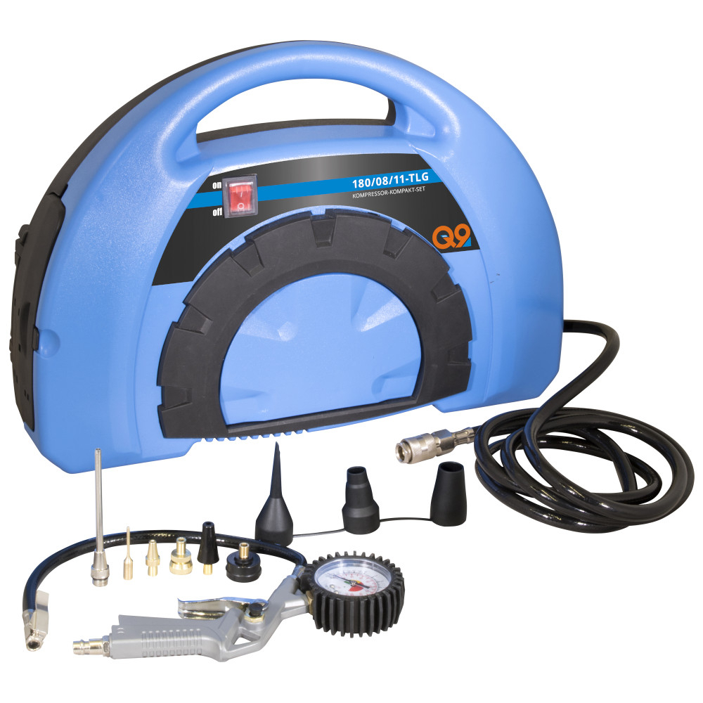 Güde® Kompressor Kompakt-Set Typ 180/08, 11-teilig, 8 bar