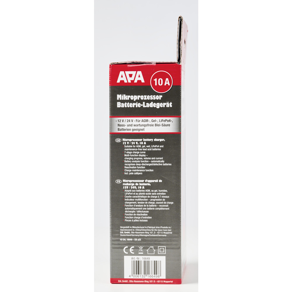 APA Batterieladegerät 7-stufig 12/24V 10A image number 4