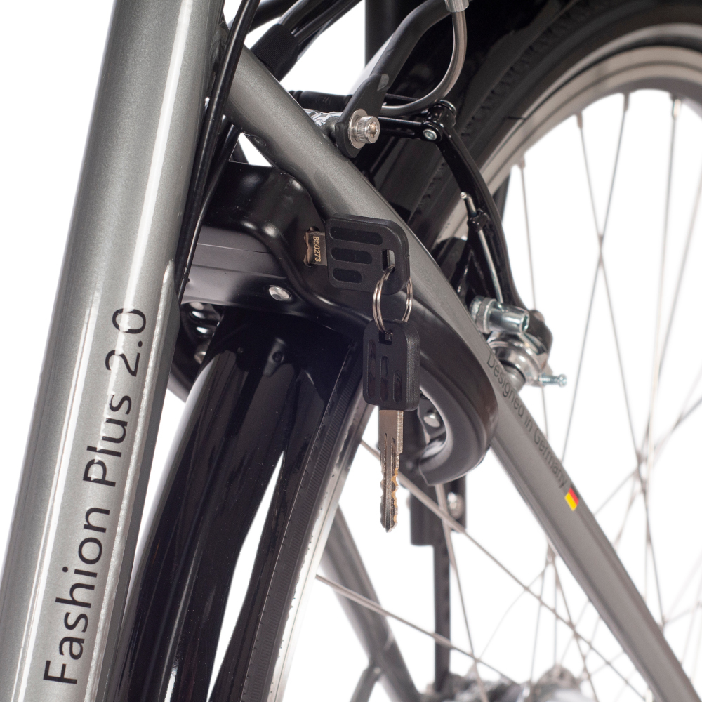 Fahrrad E-Bike City Pedelec rot glanz 28'' image number 5