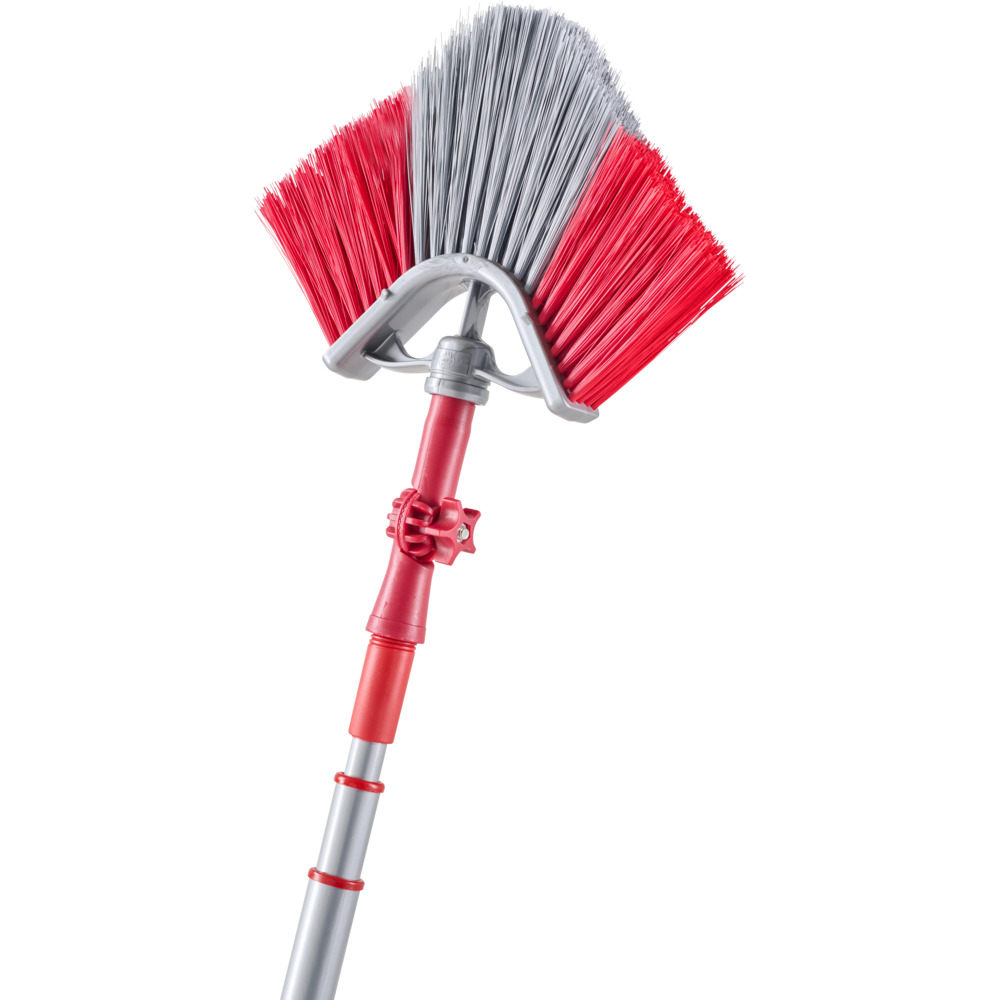 Fassadenbesen teleskopierbar von bis 360 cm aus Kunststoff in Rot image number 2