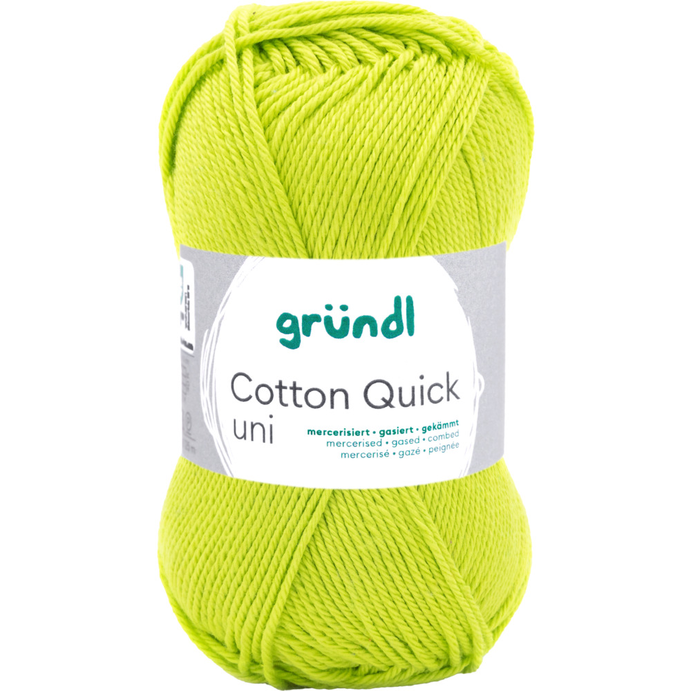 Garn Cotton Quick uni 50 g hellgr&uuml;n