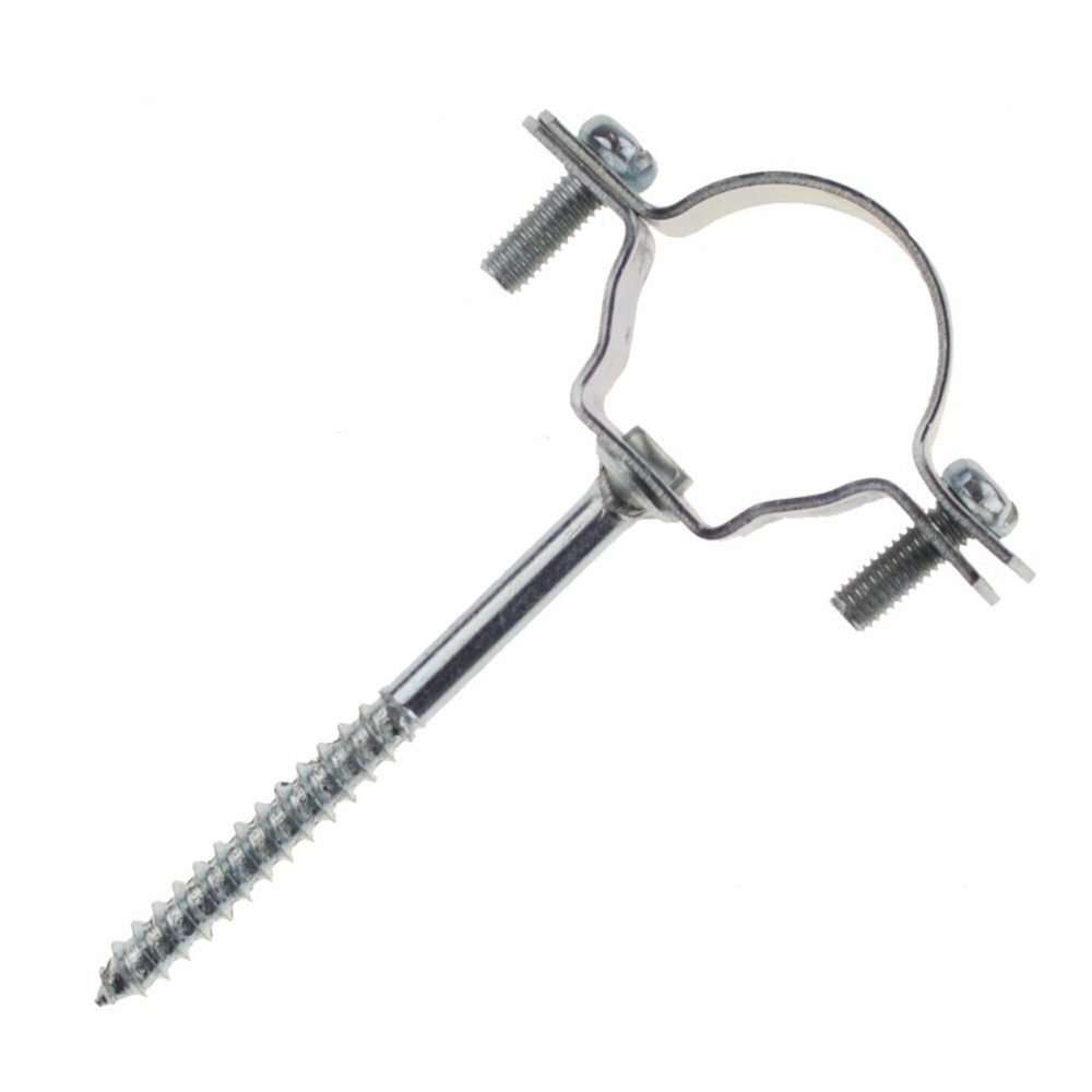 Rohr-Klemmschellen 2 Stück Ø 32 mm aus verzinktem Stahl