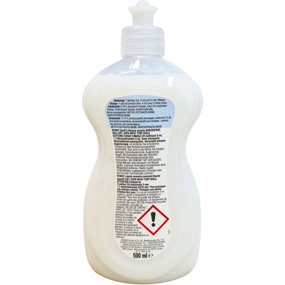 Reinex Handsp&uuml;lmittel-Konzentrat Sp&uuml;lfix Balsam image number 1