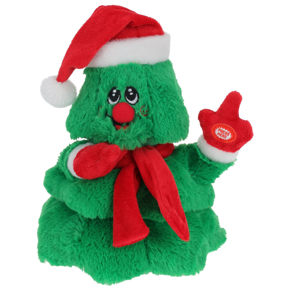 Plüschfigur Weihnachtsbaum 23 cm tanzend mit Musik