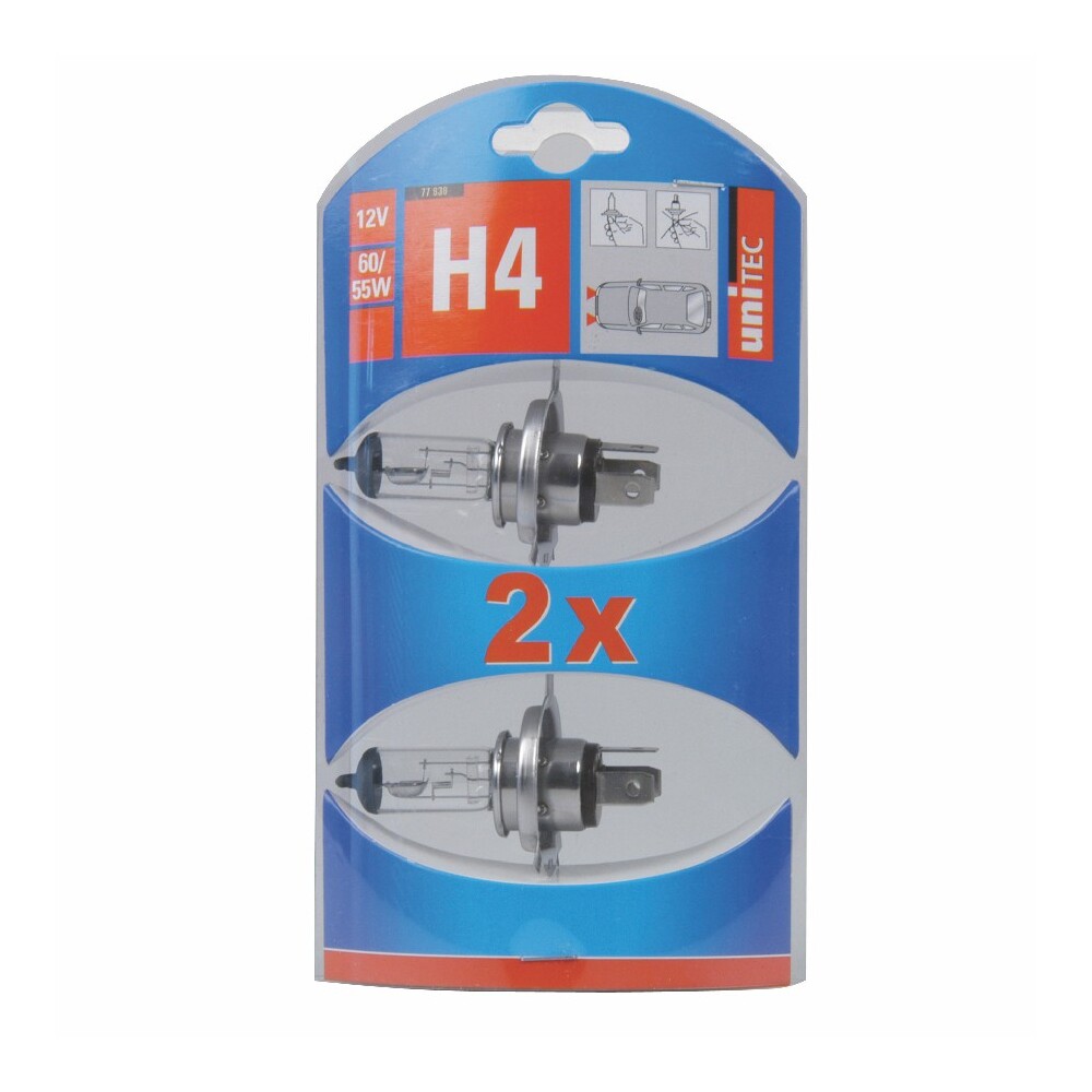 Halogen Scheinwerfer H4, 12 V 60/55 W, 2 St&uuml;ck image number 0