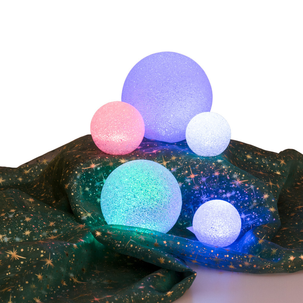 LED-Leuchtkugel Multicolor mit Farbwechsel, Batteriebetrieb, ca. 18cm image number 1