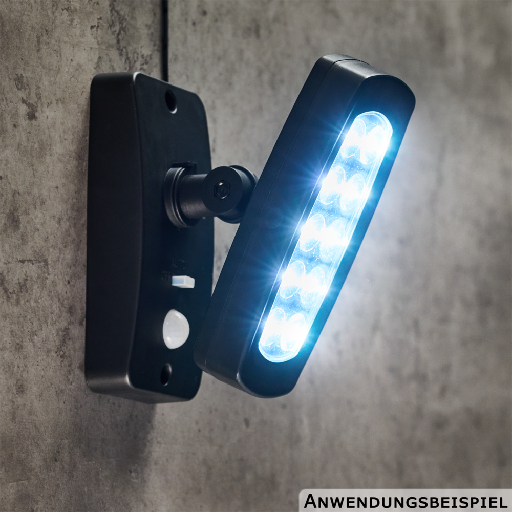 LED Solar-Gartenleuchte mit Bewegungsmelder schwarz image number 3