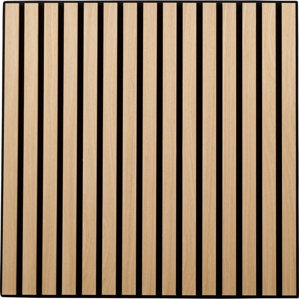 Akustikpaneel 60,5 x 60 x 1,8 cm in Hellbraun image number 1