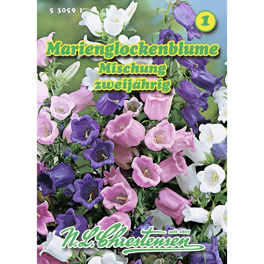Saatgut Marienglockenblumen Mix ca. 200 Pflanzen image number 0