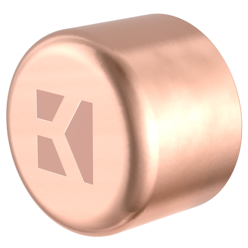 Kupfer-Lötfitting Endkappe 28mm