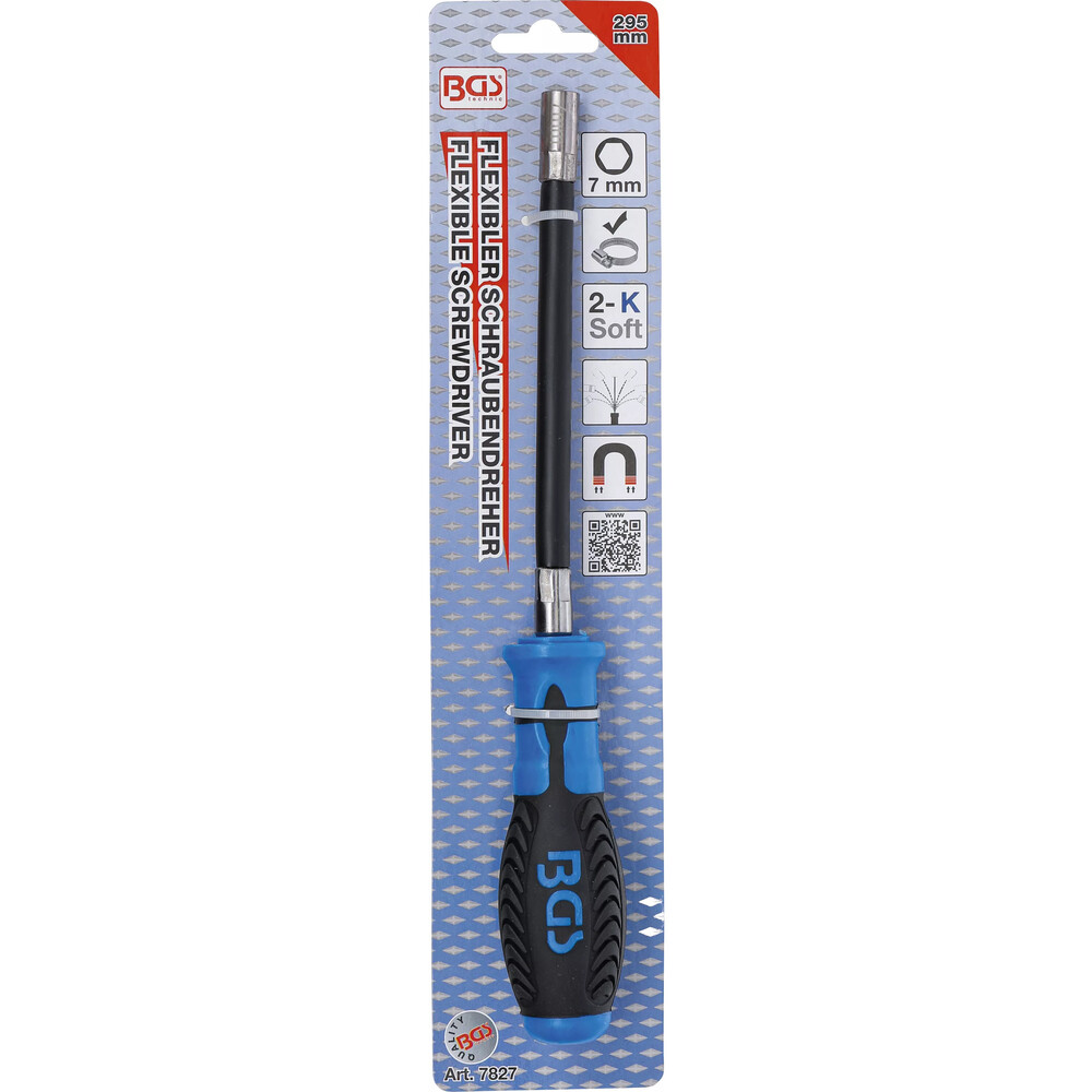 BGS® Sechskant-Schraubendreher 280 mm mit SW 7 mm image number 1