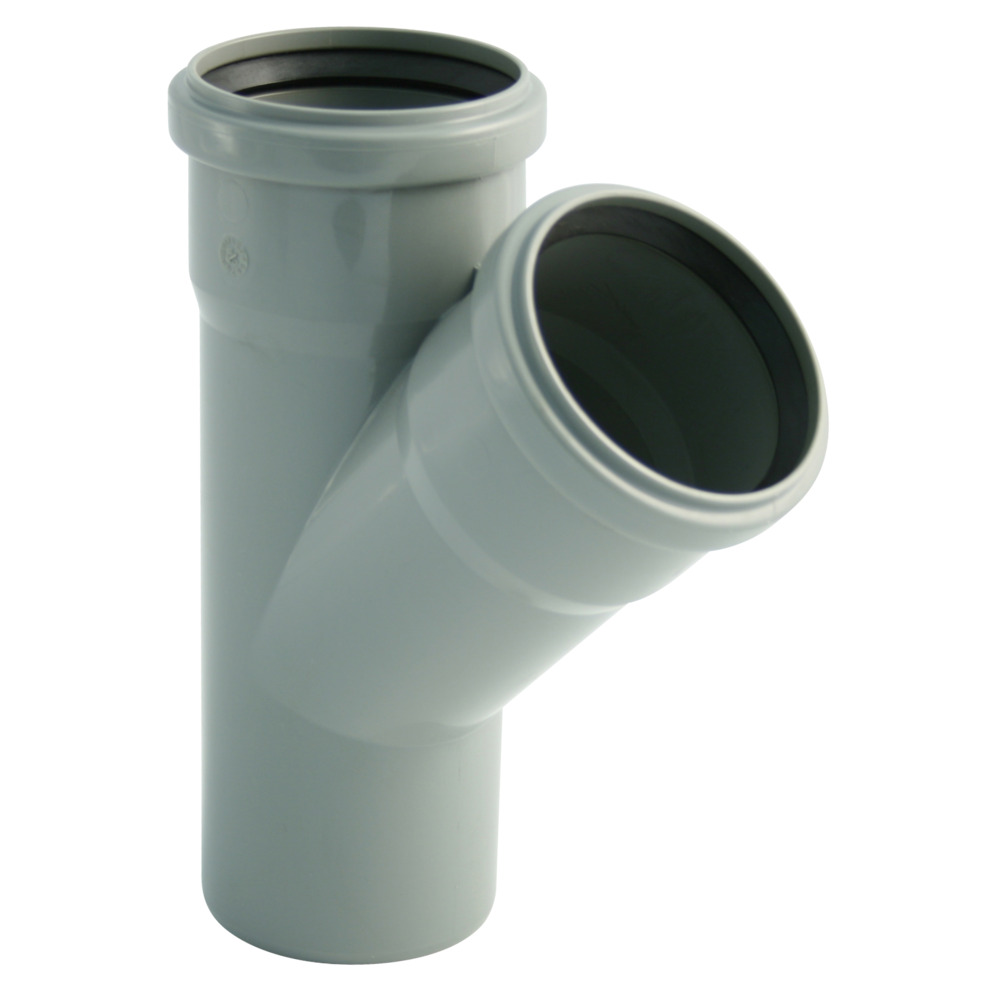 HTEA Einfach-Abzweig DN 50/50 mit 45&deg; Winkel image number 1