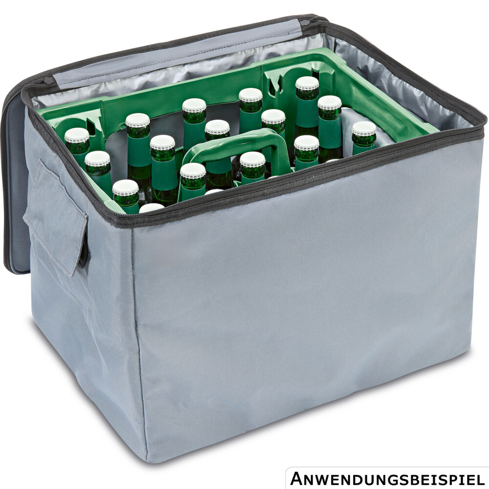 EASYmaxx K&uuml;hltasche 45 Liter grau f&uuml;r Getr&auml;nkekasten image number 0