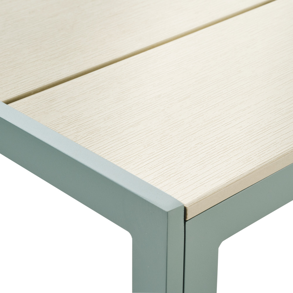 Nonwood Gartentisch 150 x 90 cm hellgrau image number 1