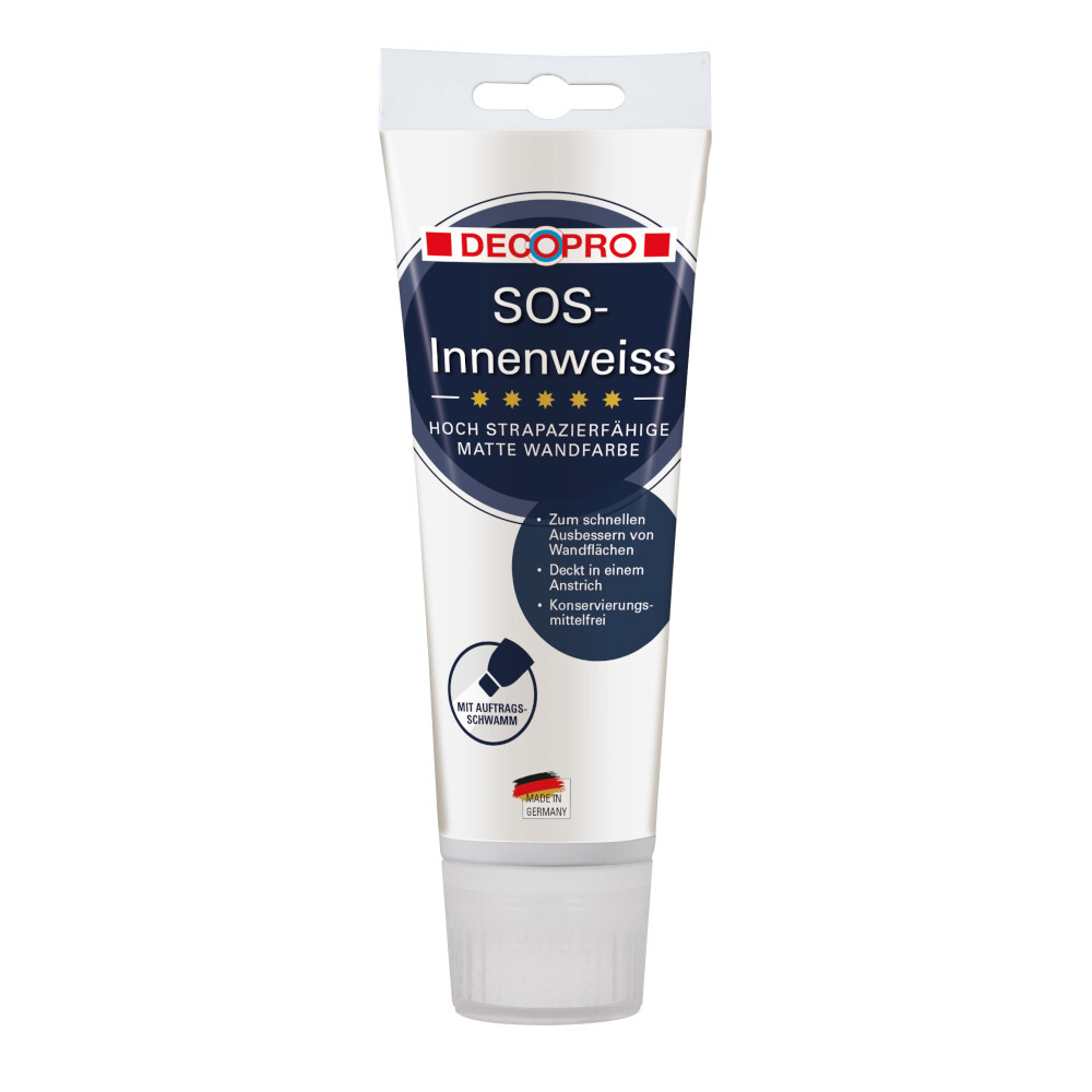 DECOPRO SOS Ausbesserungsfarbe weiß matt 100 ml