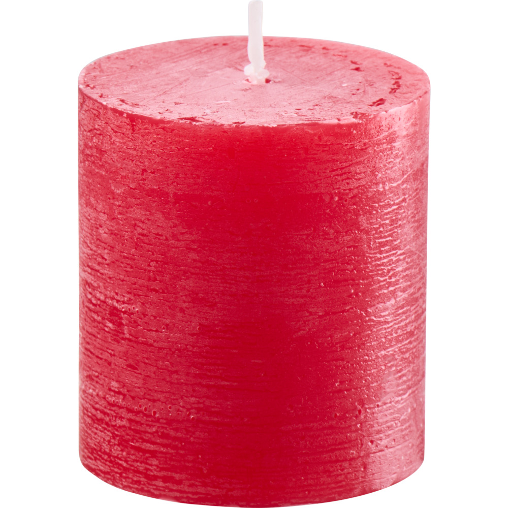 Müller Polar Stumpenkerze 75 x Ø 68 mm rot
